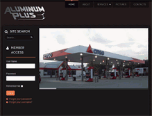 Tablet Screenshot of aluminumplus.com